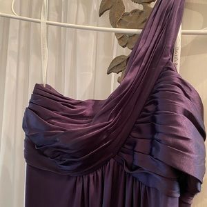 David’s bridal dark purple dress